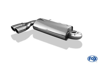 Audi S3 Typ 8L Endschalldämpfer Ø70mm - 2x80 Typ 16