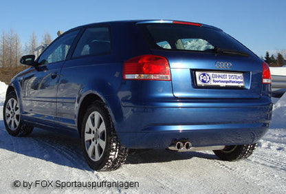 Audi A3 - 8P (3-Türer) Endschalldämpfer - 2x76 Typ 13