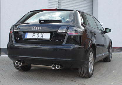 Audi A3 - 8P Sportback Endschalldämpfer Ausgang rechts/links - 2x76 Typ 13 rechts/links