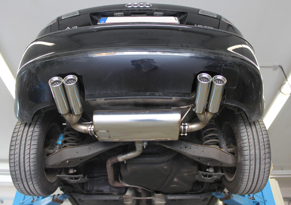 Audi A3 - 8P Sportback Endschalldämpfer Ausgang rechts/links - 2x76 Typ 13 rechts/links