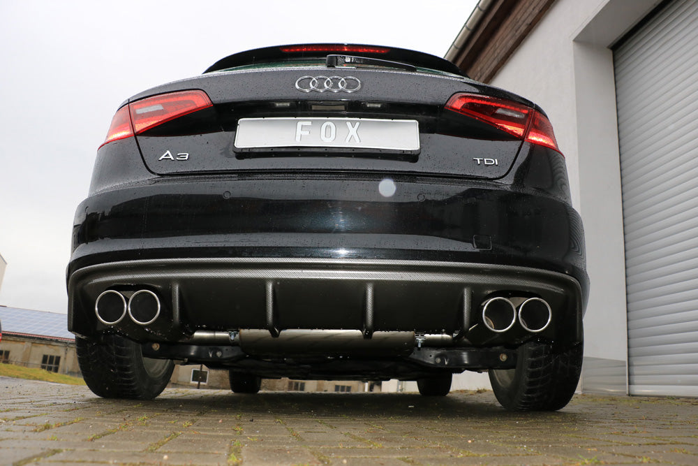 Audi A3 - 8V Sportback Endschalldämpfer Ausgang rechts/links - 2x90 Typ 16 rechts/links