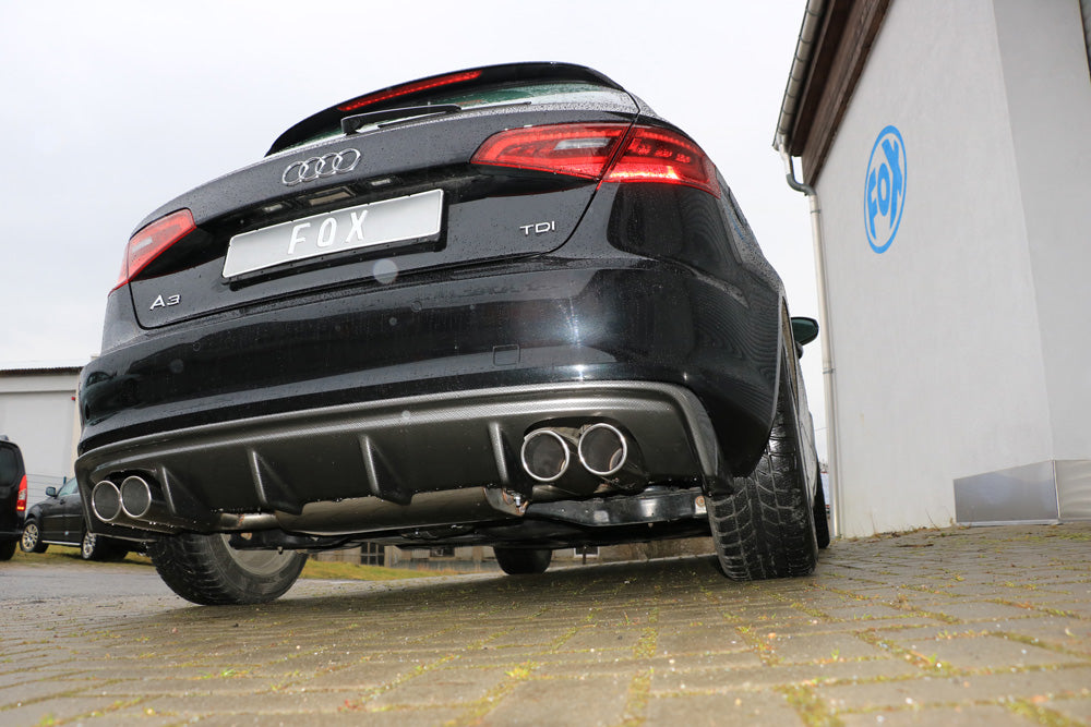 Audi A3 - 8V Sportback Endschalldämpfer Ausgang rechts/links - 2x90 Typ 16 rechts/links
