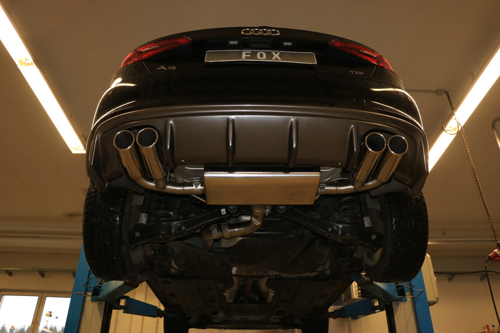 Audi A3 - 8V Sportback Endschalldämpfer Ausgang rechts/links - 2x90 Typ 16 rechts/links