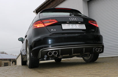 Audi A3 - 8V Sportback Endschalldämpfer Ausgang rechts/links - 2x88x74 Typ 32 rechts/links