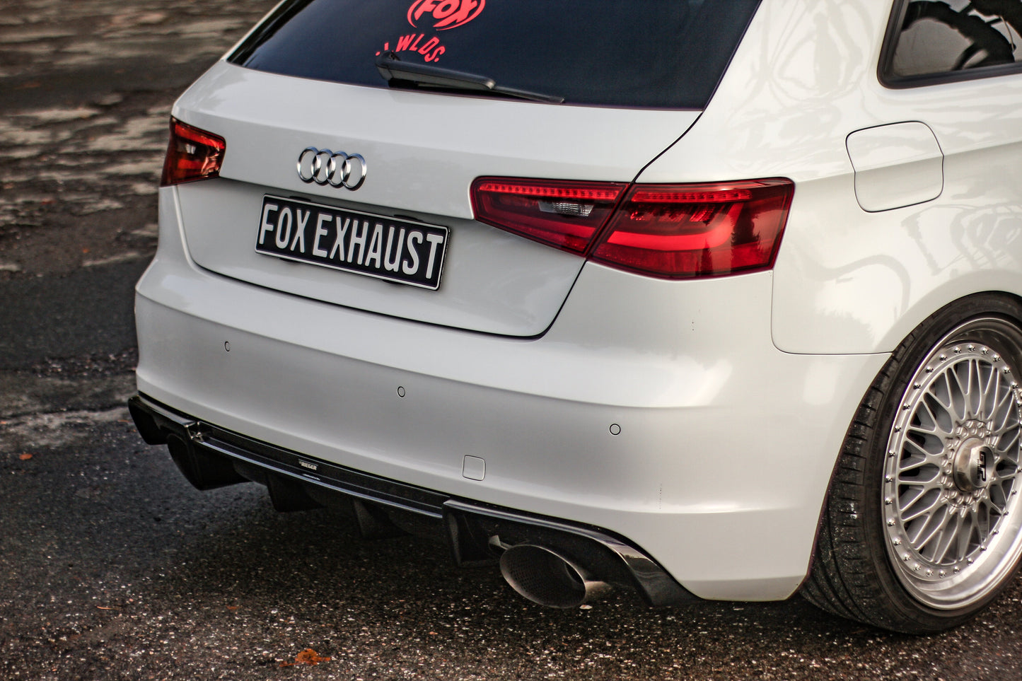 FOX Audi A3 - 8V Sportback quattro FVL Endschalldämpfer Ausgang rechts/links - 160x130 Typ 38 rechts/links