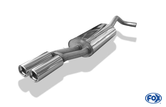 Audi A4 Typ B5 Endschalldämpfer - 2x76 Typ 13