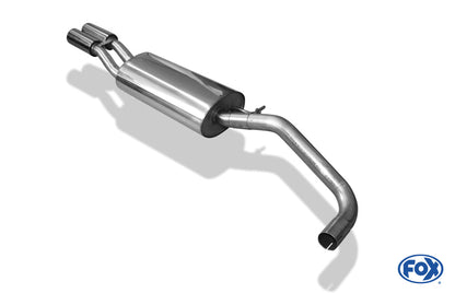 Audi A4 Typ B5 Endschalldämpfer - 2x76 Typ 13