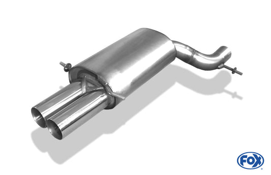 Audi A4/ S4 Typ B5 quattro Endschalldämpfer Ø70mm - 2x76 Typ 10