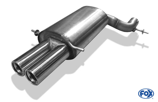 Audi A4/ S4 Typ B5 quattro Endschalldämpfer Ø70mm - 2x76 Typ 13
