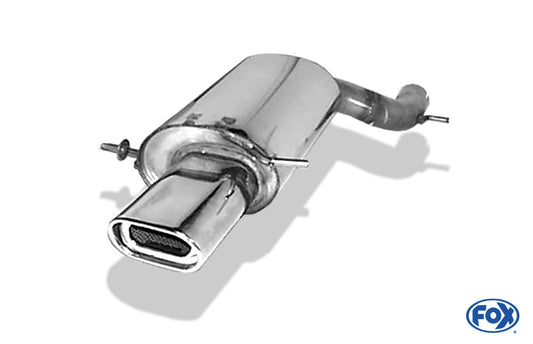 Audi A4/ S4 Typ B5 quattro Endschalldämpfer Ø70mm - 135x80 Typ 53
