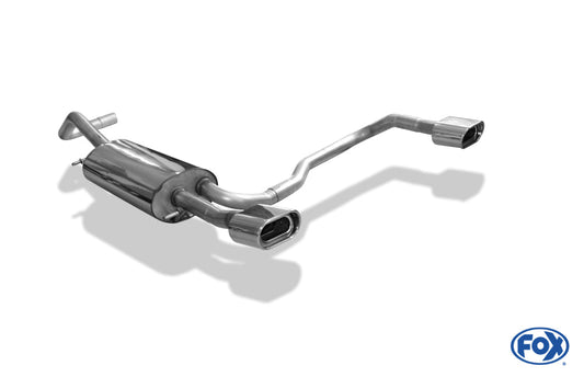 Audi A4 Typ B5 Endschalldämpfer Ausgang rechts/links - 135x80 Typ 53 rechts/links