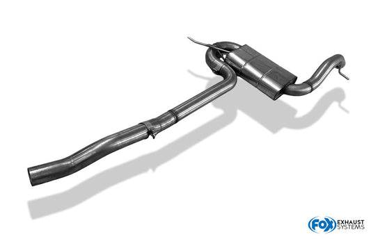 FOX Audi A4 B5 - Frontantrieb Vorschalldämpfer 76mm