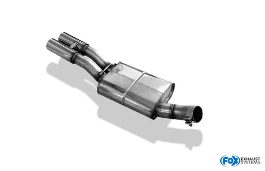 FOX Audi A4 B5 - Frontantrieb Endschalldämpfer 76mm - 2x80 Typ 10