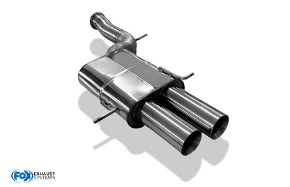 FOX Audi RS4 B5 Endschalldämpfer 90mm - 2x90 Typ 25