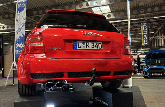 FOX Audi RS4 B5 Endschalldämpfer 90mm - 2x106x71 Typ 32