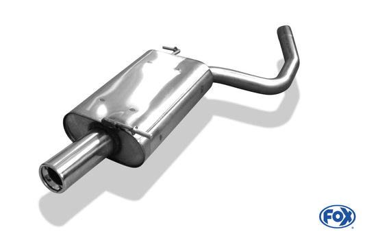 Audi A4 Typ B6 Endschalldämpfer - 1x80 Typ 13