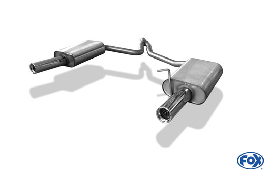 Audi A4 Typ B6 Diesel Endschalldämpfer rechts/links - 1x76 Typ 13 rechts/links