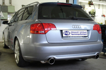 Audi A4 Typ B7 quattro Endschalldämpfer rechts/links Ø63,5mm - 1x90 Typ 17 rechts/links