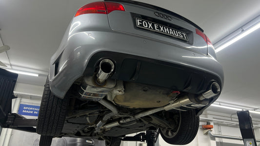 FOX Audi A4 Typ B7 quattro DTM Edition Endschalldämpfer rechts/links Ø63,5mm - 1x100 Typ 25 rechts/links