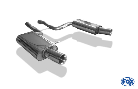 Audi A4 quattro B7 - 3,2l Endschalldämpfer rechts/links - 1x100 Typ 24 rechts/links