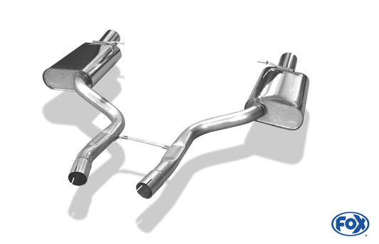 Audi A4 quattro B7 - 3,2l Endschalldämpfer rechts/links - 1x100 Typ 24 rechts/links