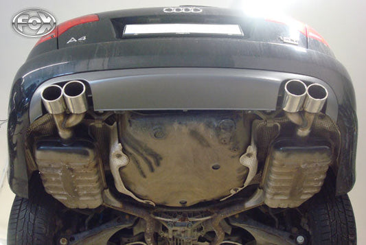 Audi A4 B7 - 1,8l T Endrohrpaar zum Aufschweißen - 2x88x74 Typ 32 rechts/links
