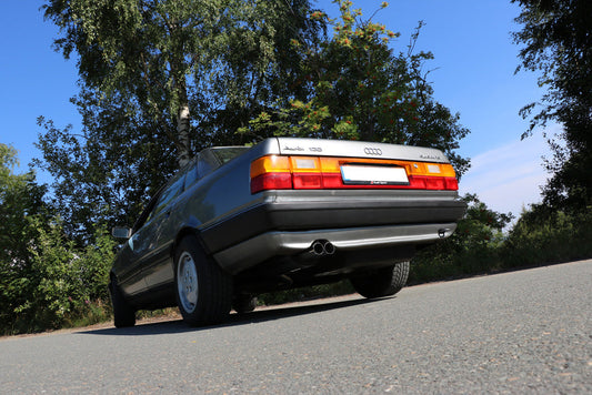 FOX Audi 100 quattro Typ C3 Endschalldämpfer - 2x63 Typ 10 Kopie