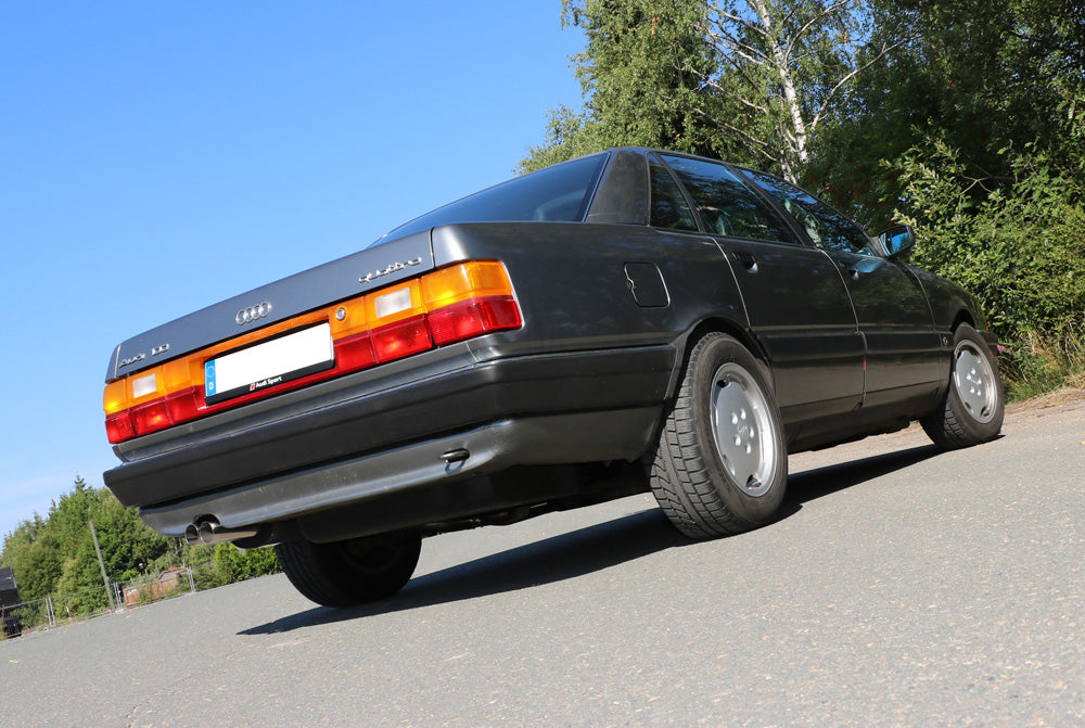 FOX Audi 100 quattro Typ C3 Endschalldämpfer - 2x63 Typ 10 Kopie