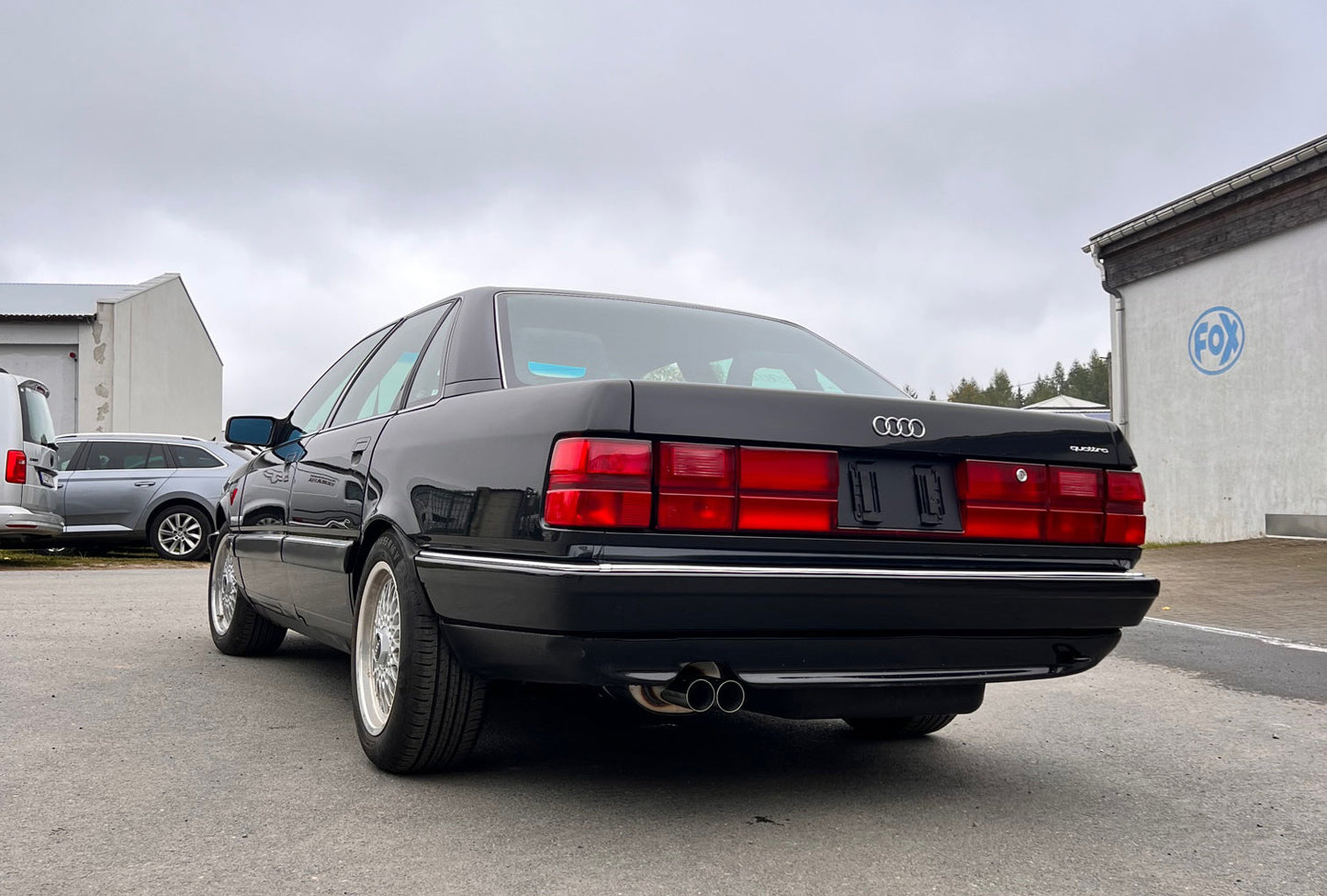 FOX Audi 100 quattro Typ C3/ Audi 200 Typ 44Q Endschalldämpfer - 2x63 Typ 10