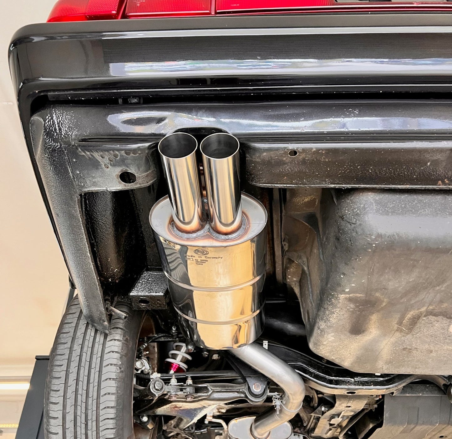 FOX Audi 100 quattro Typ C3/ Audi 200 Typ 44Q Endschalldämpfer - 2x63 Typ 10
