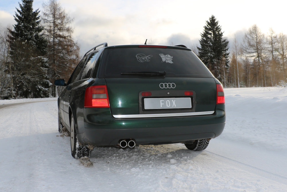 Audi A6 Typ 4B mit Stoßstangenausschnitt Endschalldämpfer - 2x76 Typ 13