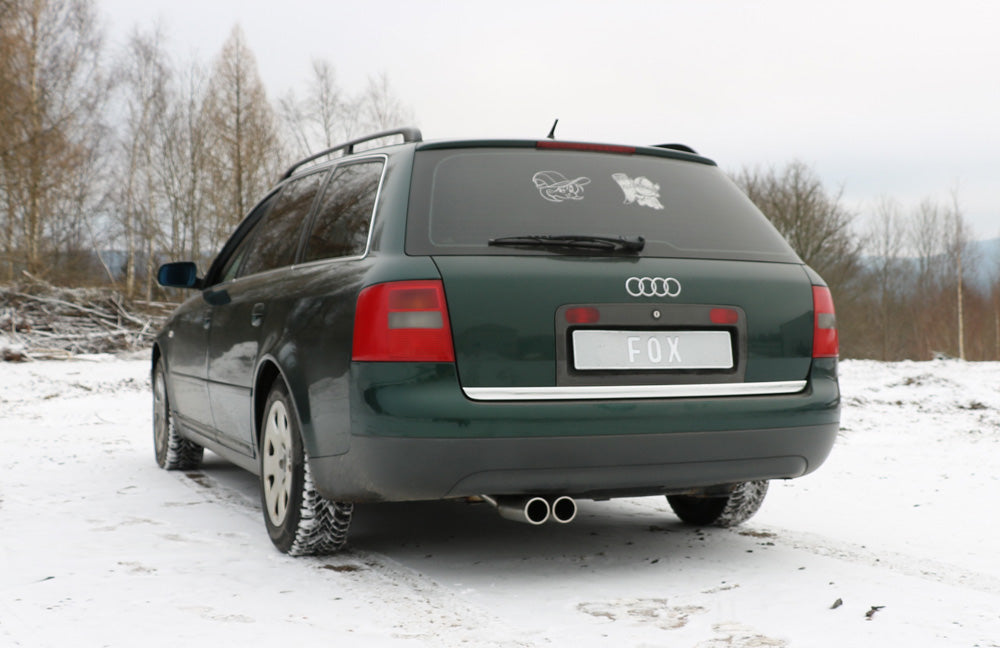 Audi A6 Typ 4B ohne Stoßstangenausschnitt Endschalldämpfer - 2x76 Typ 13