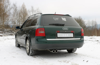 Audi A6 Typ 4B ohne Stoßstangenausschnitt Endschalldämpfer - 2x76 Typ 13