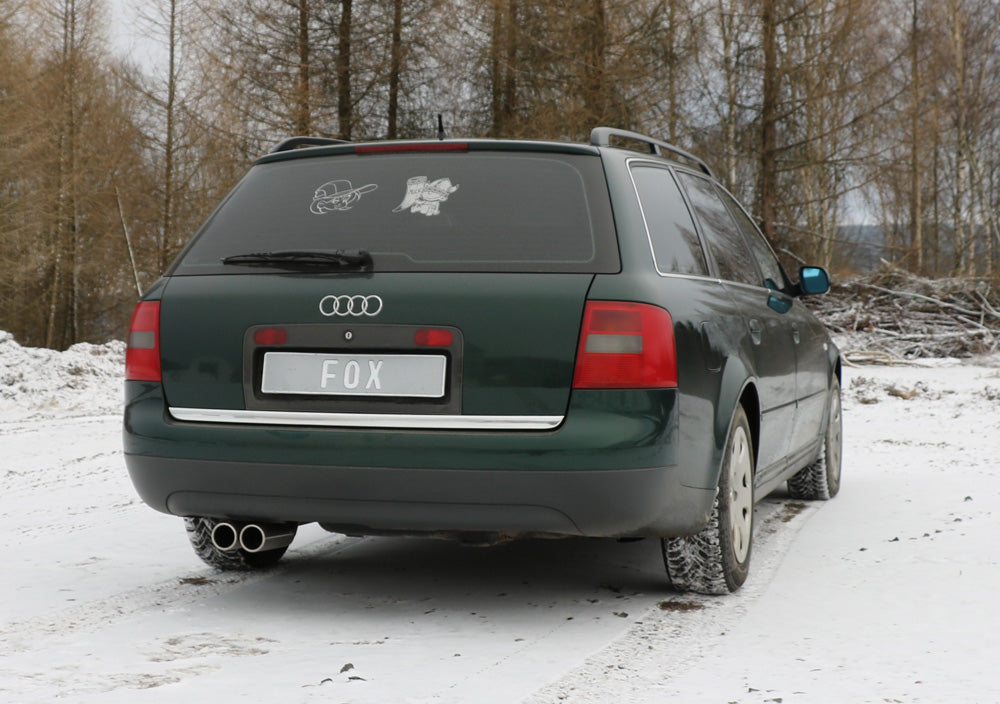 Audi A6 Typ 4B ohne Stoßstangenausschnitt Endschalldämpfer - 2x76 Typ 13