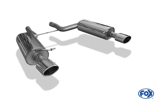 Audi RS6 4B Endschalldämpfer 70mm rechts/links - 140x90 Typ 32 rechts/links