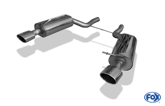 Audi RS6 4B Endschalldämpfer 70mm rechts/links - 140x90 Typ 32 rechts/links