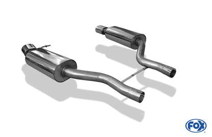 Audi RS6 4B Endschalldämpfer 70mm rechts/links - 140x90 Typ 32 rechts/links