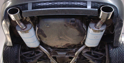 Audi A6/ S6 Typ 4B quattro Endschalldämpfer rechts/links - 140x90 Typ 32 rechts/links für originale RS6-Stoßstange
