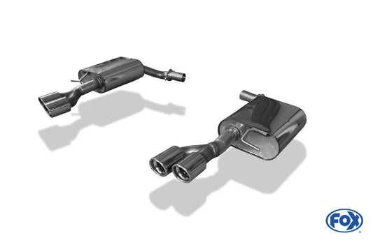 Audi A6 Typ 4F Endschalldämpfer rechts/links - 2x76 Typ 17 rechts/links