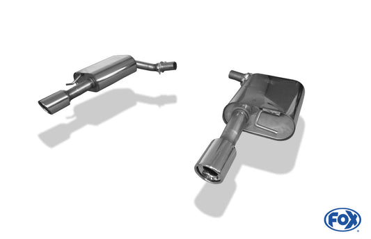 Audi A6 Typ 4F Endschalldämpfer rechts/links - 1x90 Typ 17 rechts/links