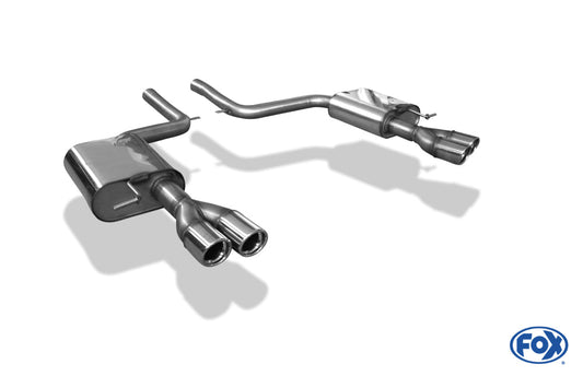 Audi A6 Typ 4F quattro Endschalldämpfer rechts/links Ø63,5mm - 2x76 Typ 17 rechts/links