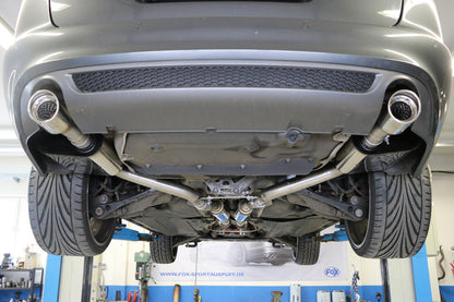Audi A6 Typ 4F quattro Endschalldämpfer rechts/links Ø63,5mm - 1x100 Typ 17 rechts/links