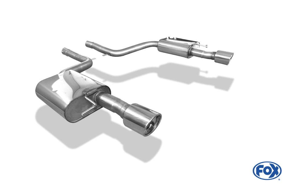 Audi A6 Typ 4F quattro 4,2l Endschalldämpfer rechts/links Ø63,5mm - 1x100 Typ 17 rechts/links