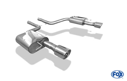 Audi A6 Typ 4F quattro 4,2l Endschalldämpfer rechts/links Ø63,5mm - 1x100 Typ 17 rechts/links