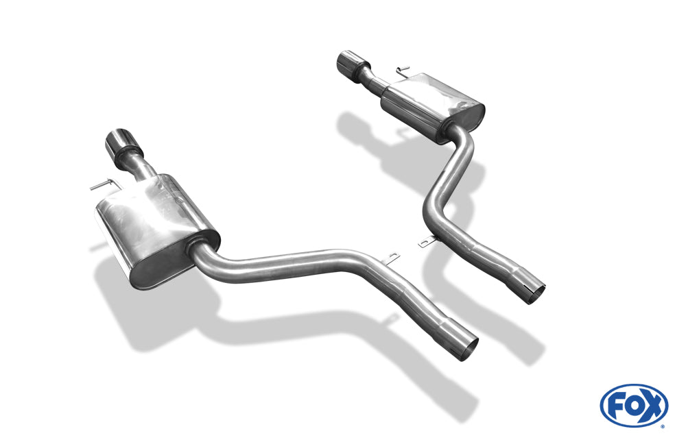 Audi A6 Typ 4F quattro 4,2l Endschalldämpfer rechts/links Ø63,5mm - 1x100 Typ 17 rechts/links