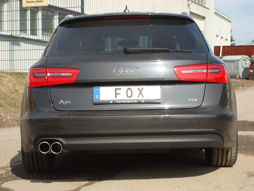 Audi A6 4G - 2,0l TDI Endschalldämpfer einseitig - 2x90 Typ 16