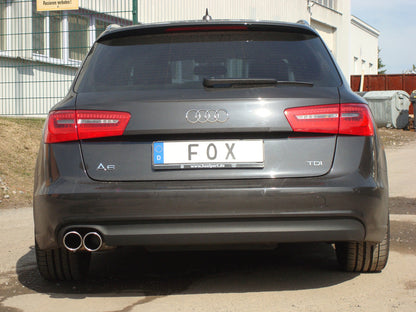 Audi A6 4G - 2,0l TDI Endschalldämpfer einseitig - 2x90 Typ 16