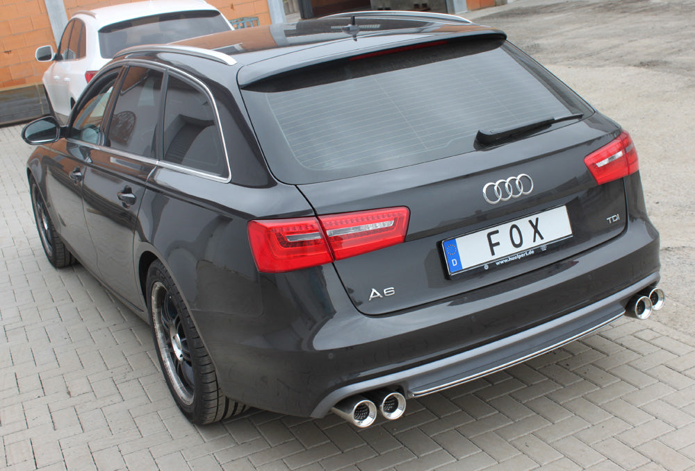 Audi A6 4G - 2,0l TFSI + 2,8l FSI Endschalldämpfer rechts/links zweiflutig - 2x90 Typ 13 rechts/links