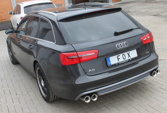 Audi A6 4G - 3,0l TFSI Endschalldämpfer rechts/links zweiflutig - 2x90 Typ 13 rechts/links