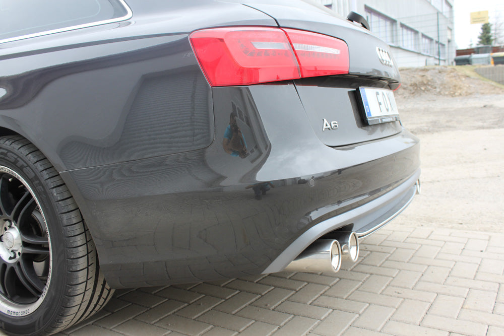 Audi A6 4G - 2,0l TDI Endschalldämpfer rechts/links zweiflutig - 2x90 Typ 13 rechts/links